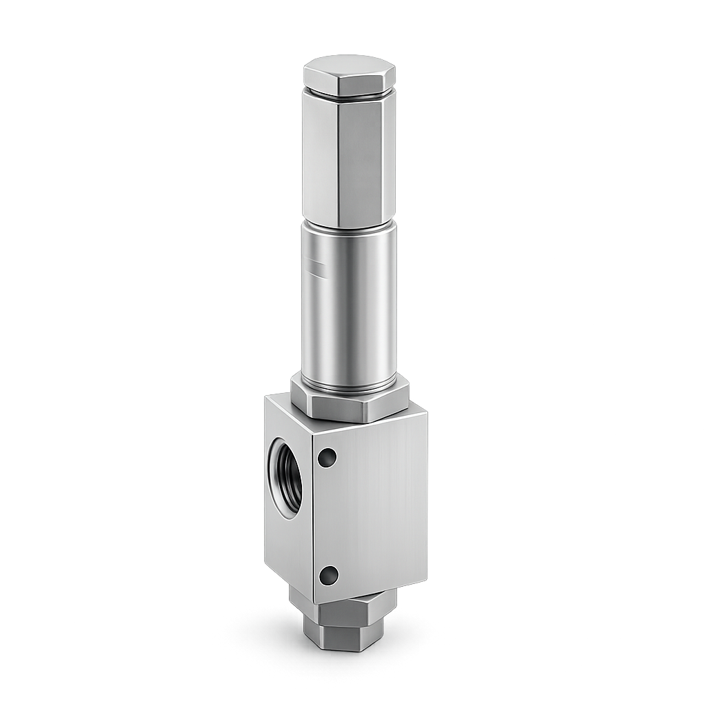 EF1500HP high-pressure safety valve for instrumentation and process systems